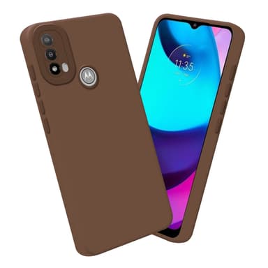 Motorola MOTO E20 Suojakuori Kotelo (Ruskea)