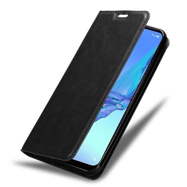 Oppo A53 Suojakuori Lompakkokotelo (Musta)