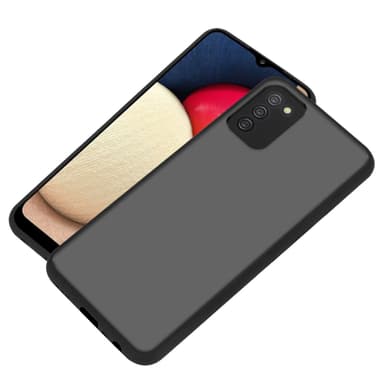 Samsung Galaxy A02s Suojakuori Kotelo (Musta)