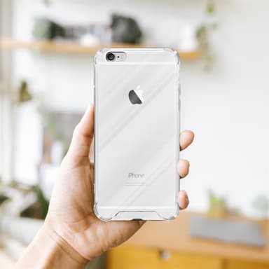 iPhone 6 / 6S Suojakuori +2 Suojakalvo (Läpinäkyvä)