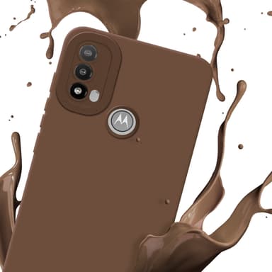Motorola MOTO E20 Suojakuori Kotelo (Ruskea)