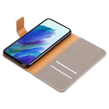 Samsung Galaxy S22 Suojakuori Lompakkokotelo (Ruskea)