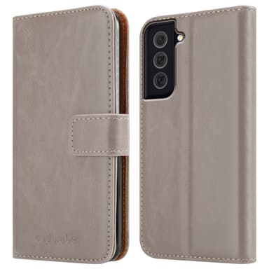 Samsung Galaxy S22 Suojakuori Lompakkokotelo (Ruskea)