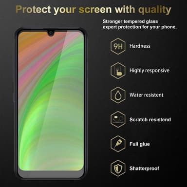 LG K40S 3x Suojakalvo Karkaistu lasi Näytönsuoja