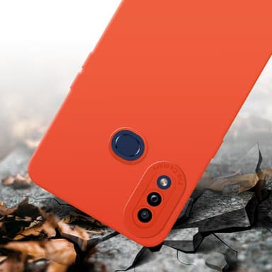 Samsung Galaxy A10s / M01s Suojakuori Kotelo (Oranssi)