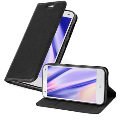 ZTE Blade S6 Suojakuori Lompakkokotelo (Musta)