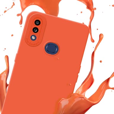 Samsung Galaxy A10s / M01s Suojakuori Kotelo (Oranssi)