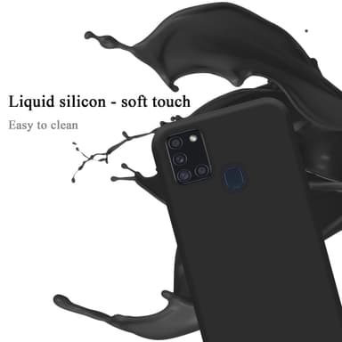 Samsung Galaxy A21s Suojakuori Kotelo Case (Musta)