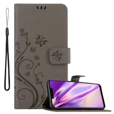 Huawei MATE 20 LITE Suojakuori Lompakkokotelo (harmaa)