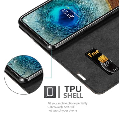 Nokia X10 / X20 Suojakuori Lompakkokotelo (Ruskea)