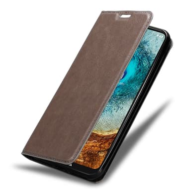 Nokia X10 / X20 Suojakuori Lompakkokotelo (Ruskea)