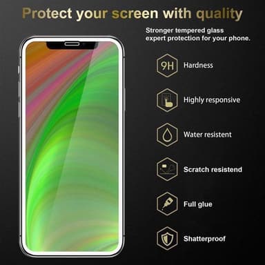 iPhone XR Suojakalvo Karkaistu lasi Näytönsuoja