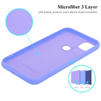 Google PIXEL 4A 5G Suojakuori Kotelo (Violetti)