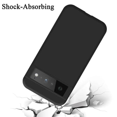 Google PIXEL 6 PRO Suojakuori Kotelo Case (Musta)