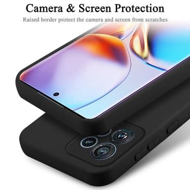 Motorola Edge 40 Pro Suojakuori Kotelo (Musta)