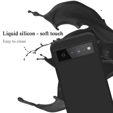 Google PIXEL 6 PRO Suojakuori Kotelo Case (Musta)
