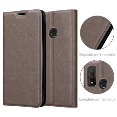 Huawei P SMART 2020 Suojakuori Lompakkokotelo (Ruskea)