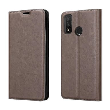 Huawei P SMART 2020 Suojakuori Lompakkokotelo (Ruskea)