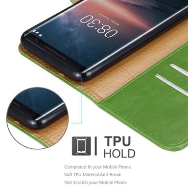 Nokia 8 Sirocco Suojakuori Lompakkokotelo Case Cover