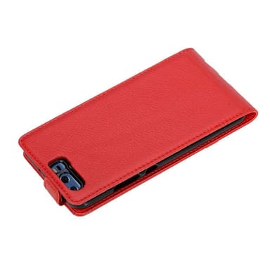 Huawei P10 PLUS Suojakuori Lompakkokotelo (Punainen)