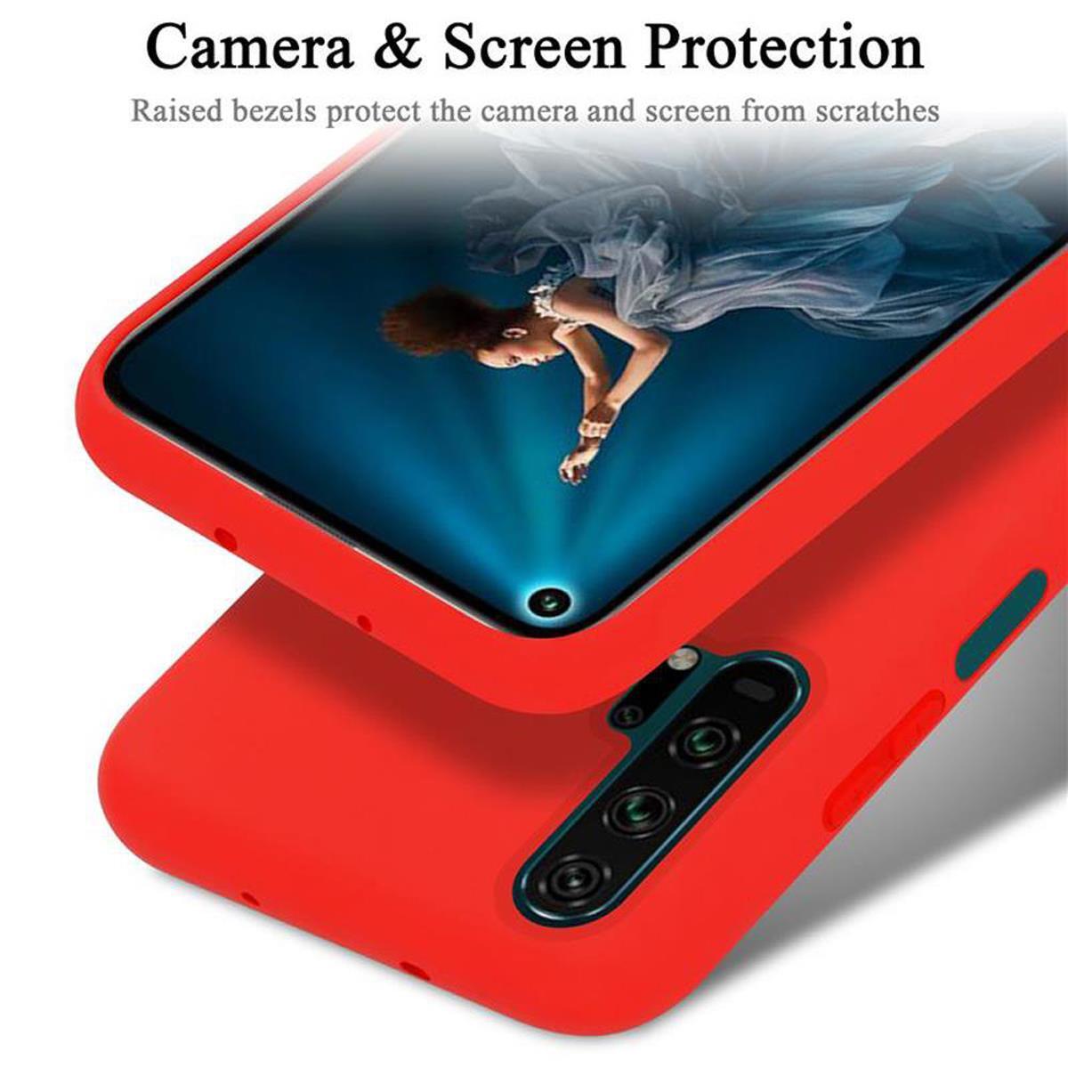 Honor 20 PRO Suojakuori Kotelo Case (Punainen)