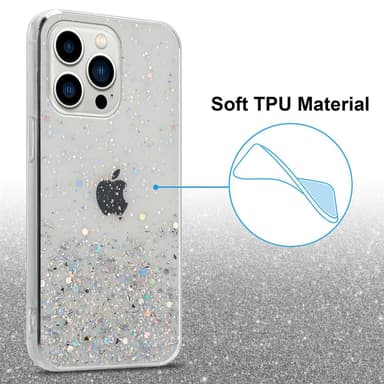 iPhone 13 PRO MAX Suojakuori Kotelo (Läpinäkyvä)