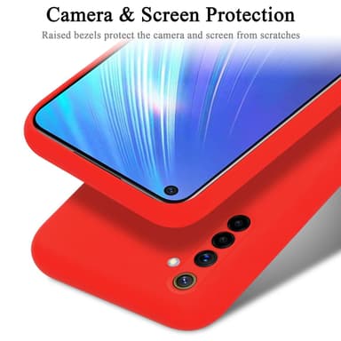 Realme 6 4G / 6s Suojakuori Kotelo Case (Punainen)