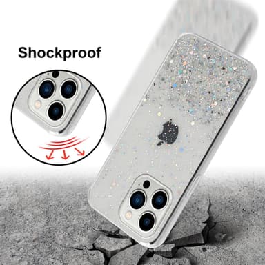 iPhone 13 PRO MAX Suojakuori Kotelo (Läpinäkyvä)