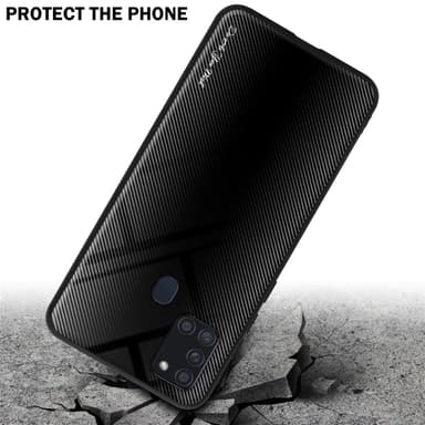 Samsung Galaxy A21s Suojakuori Kotelo (Musta)