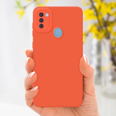 Samsung Galaxy A11 / M11 Suojakuori Kotelo (Oranssi)