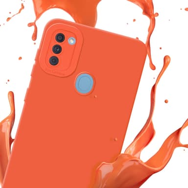 Samsung Galaxy A11 / M11 Suojakuori Kotelo (Oranssi)