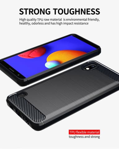 Suojakuori Samsung Galaxy A10 / M10 Kotelo (Musta)