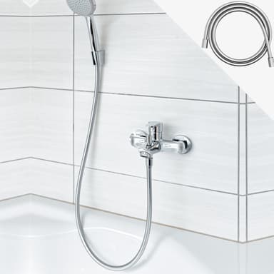 Universal Suihkuletku 150cm PVC Suihkuputki