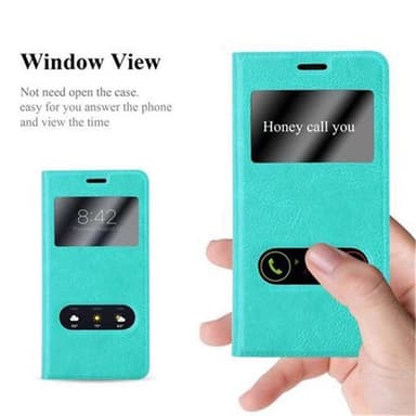 Lompakkokotelo iPhone X / XS Case (Turkoosi)