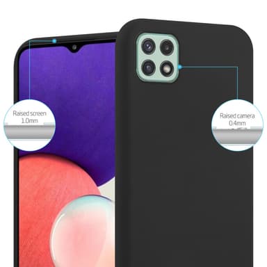 Suojakuori Samsung Galaxy A22 5G Kotelo (Musta)