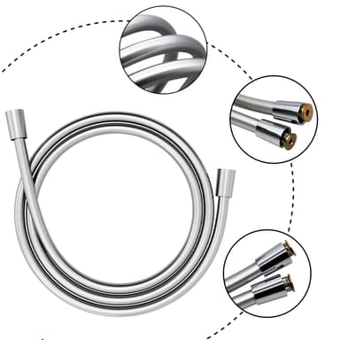 Universal Suihkuletku 150cm PVC Suihkuputki