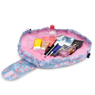 Kosmetiikkalaukku Meikkilaukku (harmaa pinkki)
