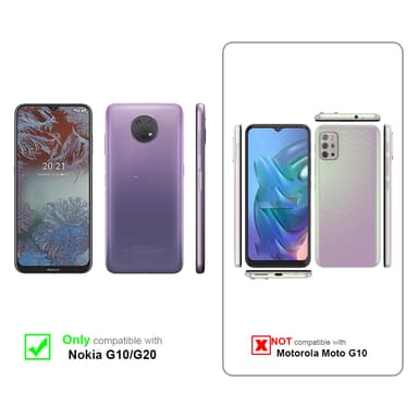 Nokia G10 / G20 Suojakuori Kotelo (Läpinäkyvä)