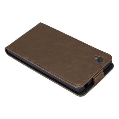 Sony Xperia L1 Suojakuori Lompakkokotelo (Ruskea)