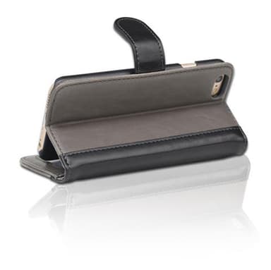 iPhone 6 / 6S Suojakuori Lompakkokotelo (harmaa)