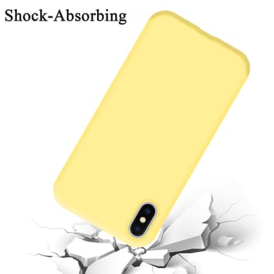 iPhone X / XS Suojakuori Kotelo Case (Keltainen)