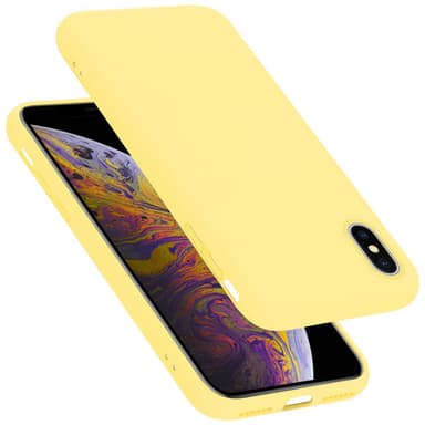 iPhone X / XS Suojakuori Kotelo Case (Keltainen)
