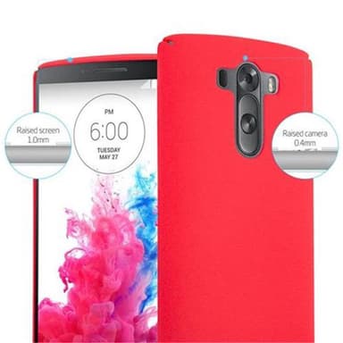 LG G3 Suojakuori Kotelo Case (Punainen)