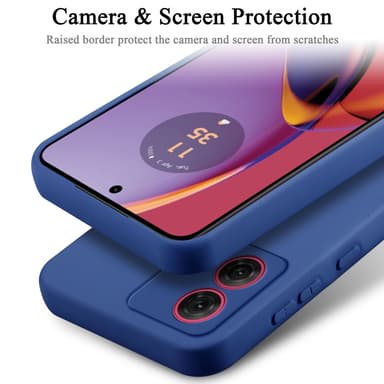 Motorola Moto G84 Suojakuori Kotelo Case (Sininen)