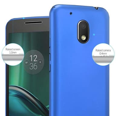 Motorola MOTO G4 PLAY Suojakuori Kotelo Cover (Sininen)
