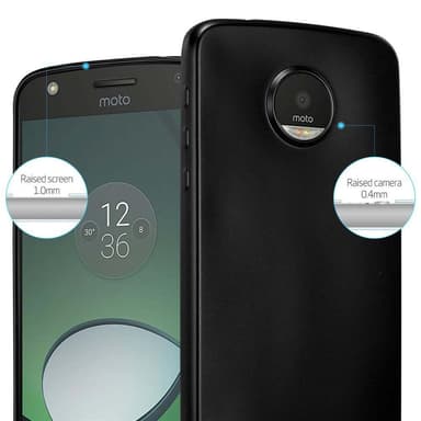 Motorola MOTO Z PLAY Suojakuori Kotelo (Musta)