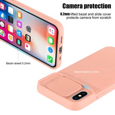 iPhone XS MAX Case Suojakuori Cover (Vaaleanpunainen)