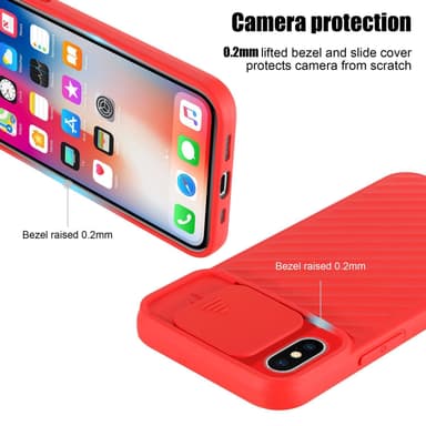 iPhone XS MAX Case Suojakuori Cover (Vaaleanpunainen)