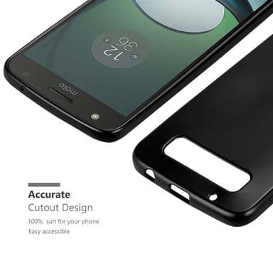 Motorola MOTO Z PLAY Suojakuori Kotelo (Musta)