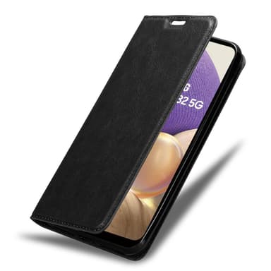 Samsung Galaxy A32 4G Suojakuori Lompakkokotelo (Musta)